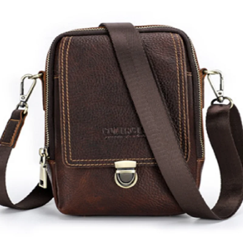 Fashion Male Genuine Leather Messenger Crossbody Clutch Bag Vintage Men's Gift Fanny Pack Designer Small Pouch Shoulder Handbags
Fashion Male Genuine Leather Messenger Crossbody Clutch Bag Vintage Men's Gift Fanny Pack Designer Small Pouch Shoulder Handbags