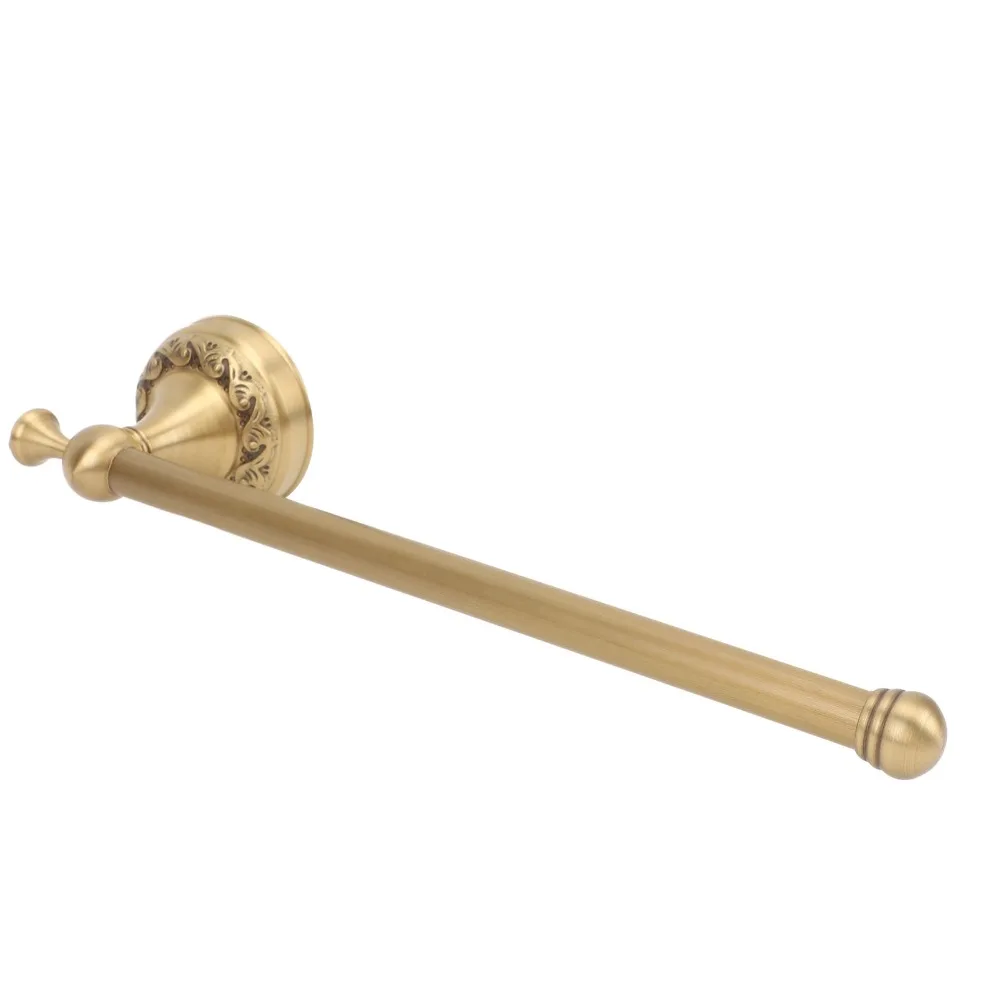 Copper Towel Bar Rustproof Wall Mounted Toilet Paper Holder Practical Antique Brass Toilet Roll Holder
Copper Towel Bar Rustproof Wall Mounted Toilet Paper Holder Practical Antique Brass Toilet Roll Holder