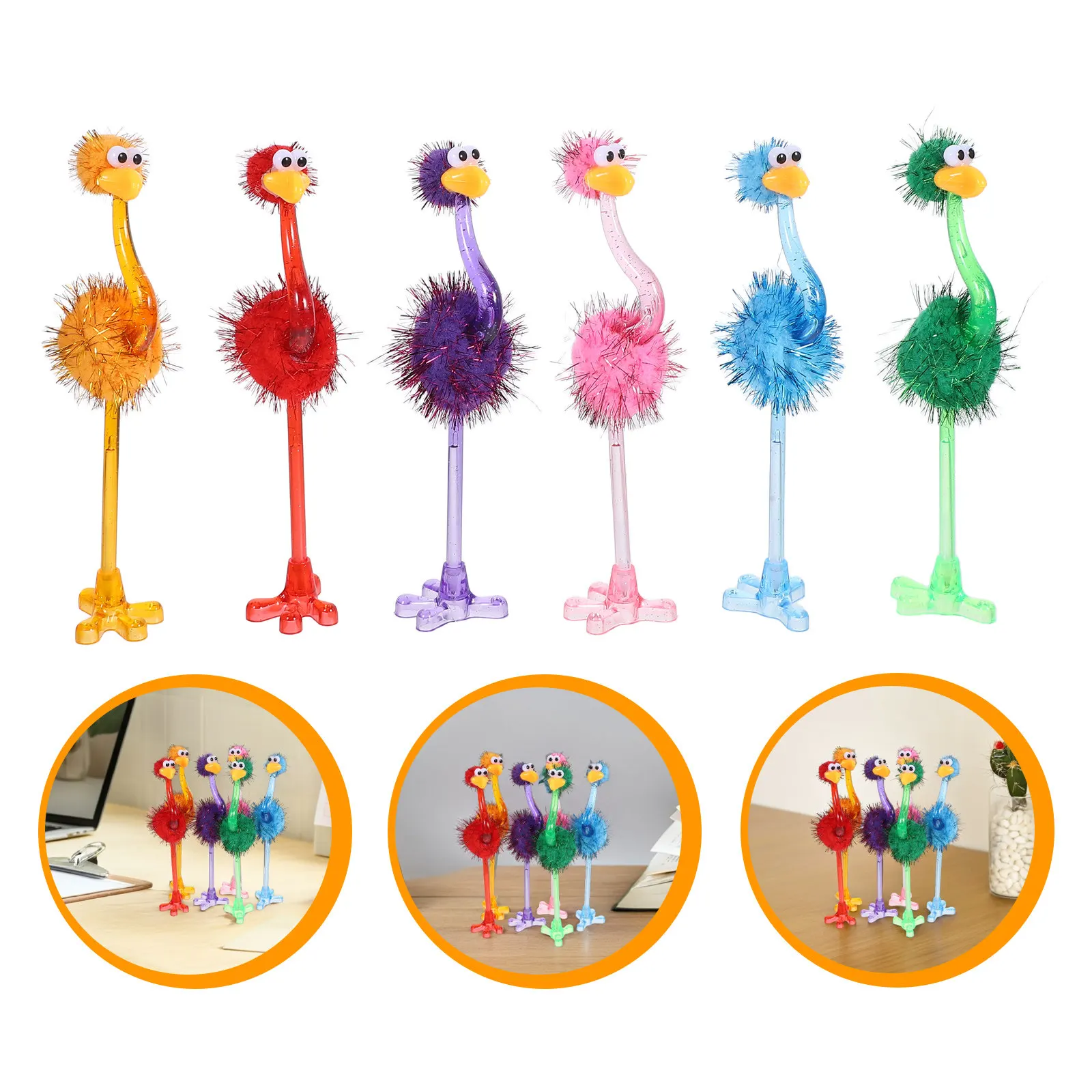 24 шт. шариковые ручки с мультяшным дизайном в виде страуса, премиум-класса, для офиса и школы, крутые, оригинальные, для подписи, подарки
24 шт. шариковые ручки с мультяшным дизайном в виде страуса, премиум-класса, для офиса и школы, крутые, оригинальные, для подписи, подарки