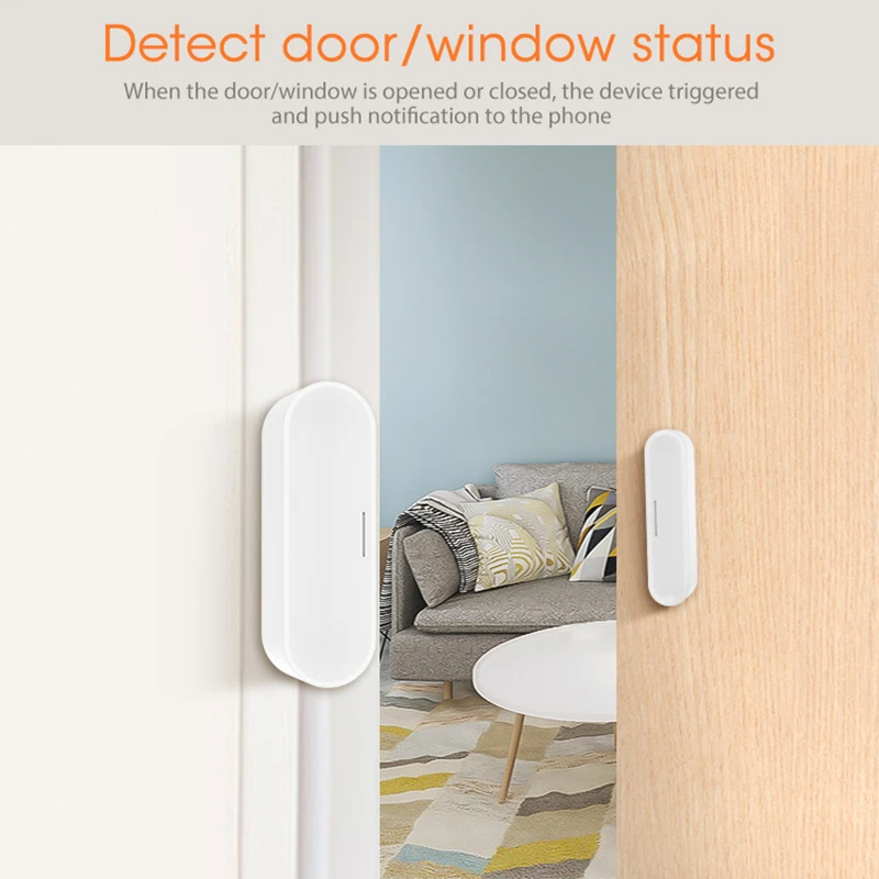 Tuya App Door Open/closed Detectors Security Protection Zigbee Smart Door Sensor 2.4ghz Wireless Garage Door Detector For Indoor
Tuya App Door Open/closed Detectors Security Protection Zigbee Smart Door Sensor 2.4ghz Wireless Garage Door Detector For Indoor
