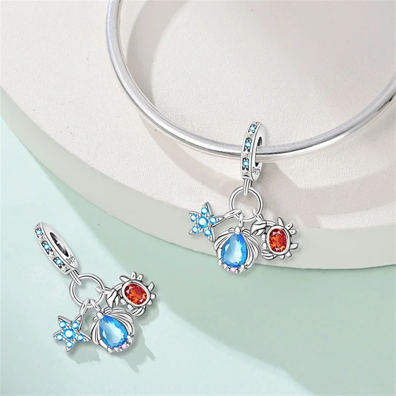 Hot Sale 925 Silver Summer Ocean Series Charms Suitable For Keychain Women Bracelet Any Occasion Holiday Birthday Gift
Hot Sale 925 Silver Summer Ocean Series Charms Suitable For Keychain Women Bracelet Any Occasion Holiday Birthday Gift