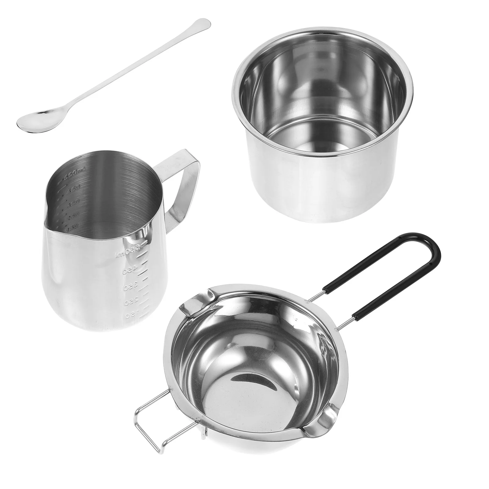 Stainless Steel Melting Pot Set Lightweight Long H Wax For Home Kitchen Hotel Shop Restaurant Chocolate Making
Stainless Steel Melting Pot Set Lightweight Long H Wax For Home Kitchen Hotel Shop Restaurant Chocolate Making