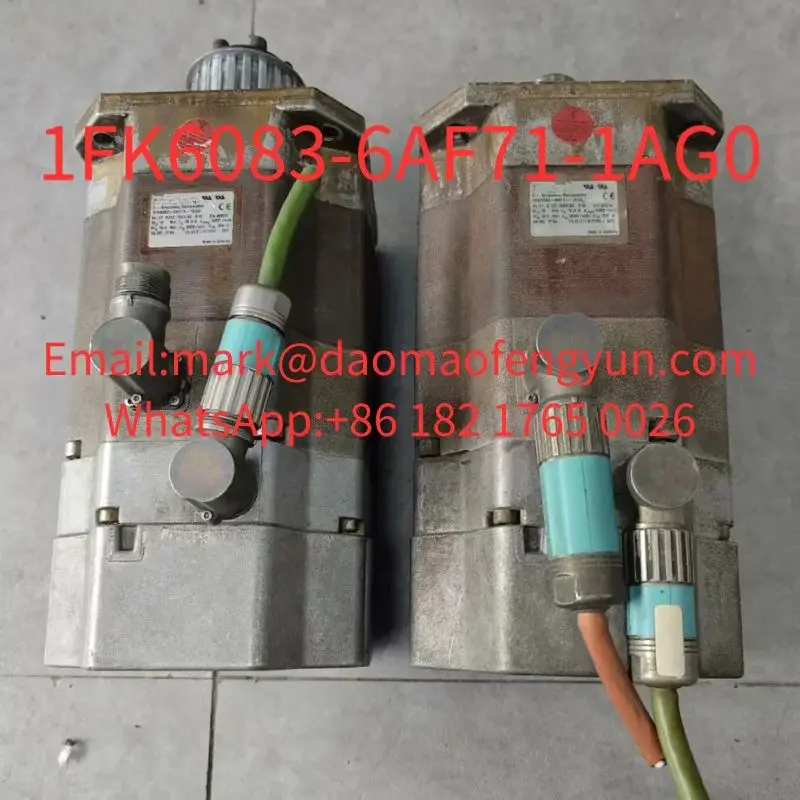 1FK6083-6AF71-1AG0 Used Tested OK In Good Condition Synchronous servo motor 1FK6 6-pole motor 16Nm
1FK6083-6AF71-1AG0 Used Tested OK In Good Condition Synchronous servo motor 1FK6 6-pole motor 16Nm