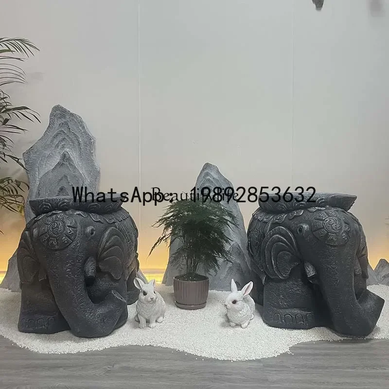 -Chinese creative antique auspicious Tai Chi elephant living room courtyard villa gate residential decoration floor-to-ceiling
-Chinese creative antique auspicious Tai Chi elephant living room courtyard villa gate residential decoration floor-to-ceiling