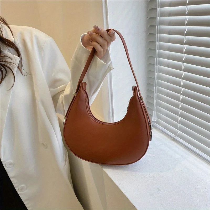 Fashion Shoulder Bag, Chic Casual Armpit Tote Minimalist Handbag, Summer Trend Versatile Elegant Single-Strap Purse
Fashion Shoulder Bag, Chic Casual Armpit Tote Minimalist Handbag, Summer Trend Versatile Elegant Single-Strap Purse