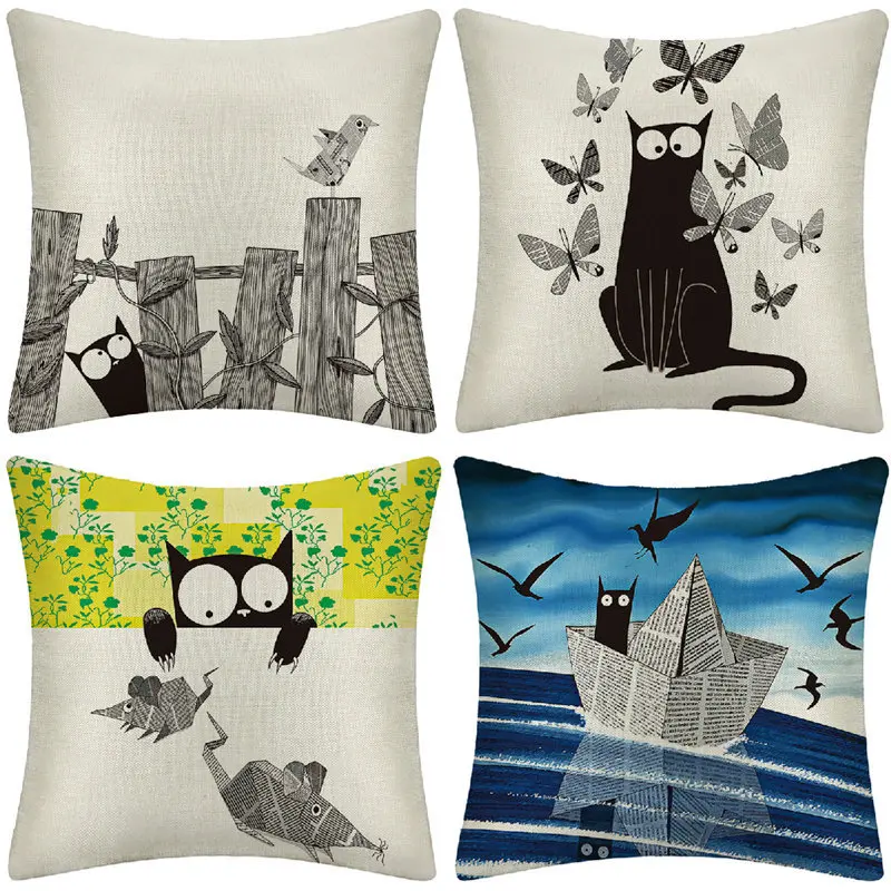 Funny Kitten Cat Pillow Case Cute Cat Pillowcase Bed Sofa Bedroom Boy Girl Kid Room Aesthetics Pillow Cover Home Decor 40x40 Cm
Funny Kitten Cat Pillow Case Cute Cat Pillowcase Bed Sofa Bedroom Boy Girl Kid Room Aesthetics Pillow Cover Home Decor 40x40 Cm