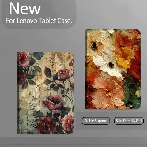 Flowers Art Popular Design For Xiaoxin Lenovo Tab Pad K11 K10 M10 P11 3rd Plus Pro Legion Y700 Y900 Gen4 2 Tablet Case Gift