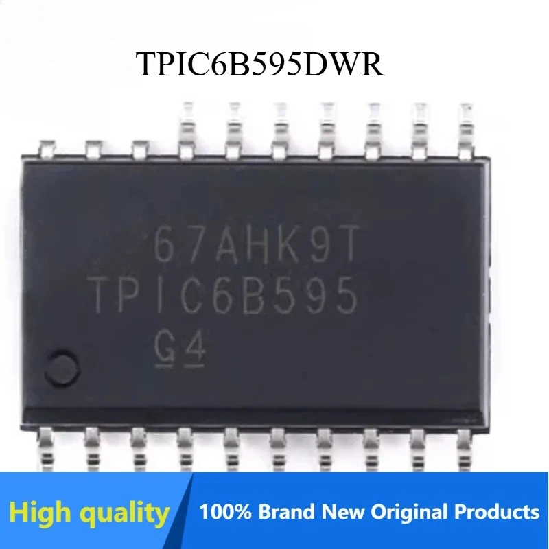 10PCS 100% New original TPIC6B595DWR TPIC6595DWR TPIC6A595DWR SOP-20 TPIC6B595 TPIC6595 TPIC6A595 IC Chip Original stock
10PCS 100% New original TPIC6B595DWR TPIC6595DWR TPIC6A595DWR SOP-20 TPIC6B595 TPIC6595 TPIC6A595 IC Chip Original stock