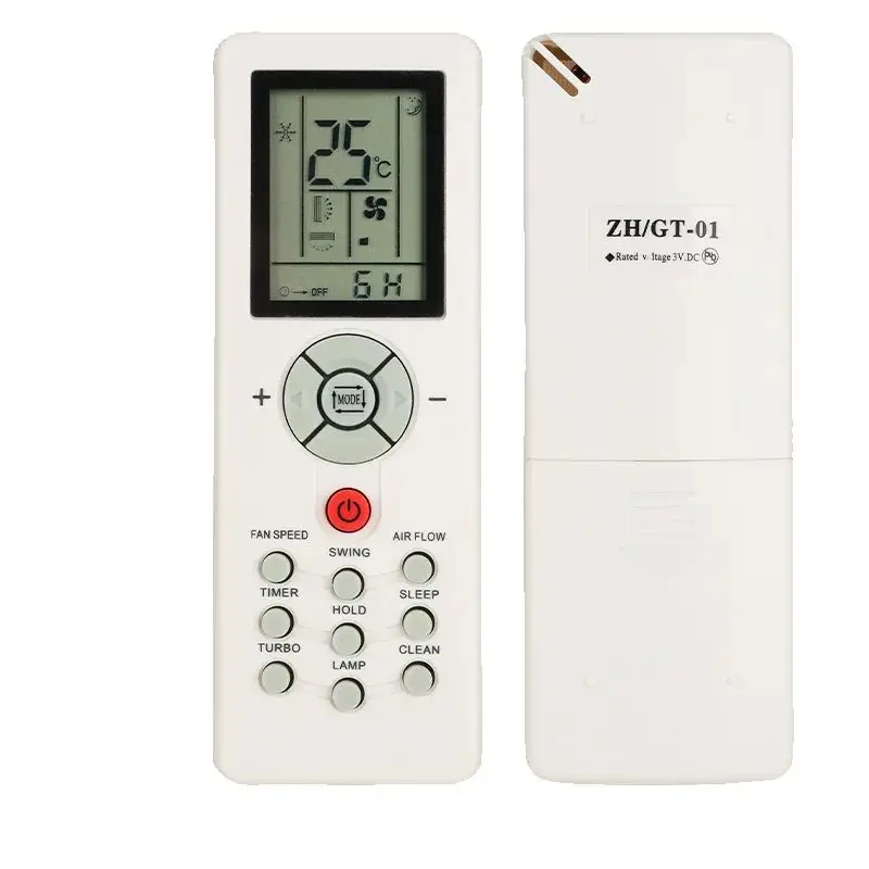 ZH/GT-01 For Chigo/Hyundai Carrera Mirage/Zenith General/Maistro/York/Blueway Remote Control Replacement
ZH/GT-01 For Chigo/Hyundai Carrera Mirage/Zenith General/Maistro/York/Blueway Remote Control Replacement