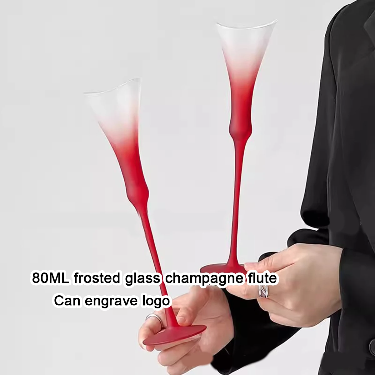 (Can Engrave Logo) 90ML Frosted Glass Colored Champagne Cup, Bar Sparkling Wine Glass, Red Wine Cup, Goblet, Cocktail Glass
(Can Engrave Logo) 90ML Frosted Glass Colored Champagne Cup, Bar Sparkling Wine Glass, Red Wine Cup, Goblet, Cocktail Glass