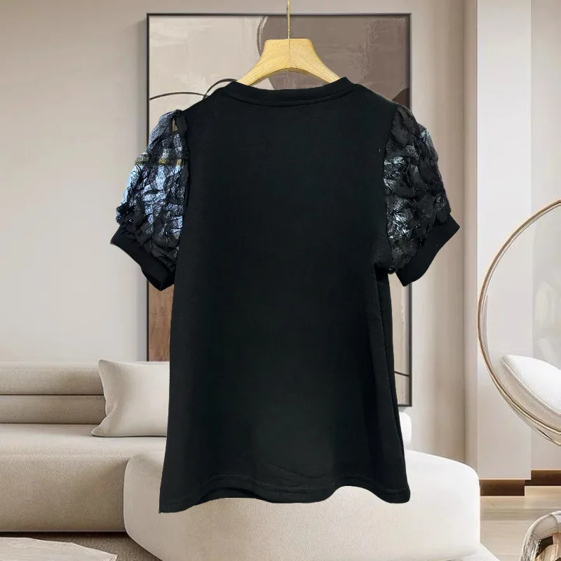 Korean Dongdaemun Summer New Design Short Sleeve Women's Simple Round Neck Hooded Flower T-Shirt Top
Korean Dongdaemun Summer New Design Short Sleeve Women's Simple Round Neck Hooded Flower T-Shirt Top