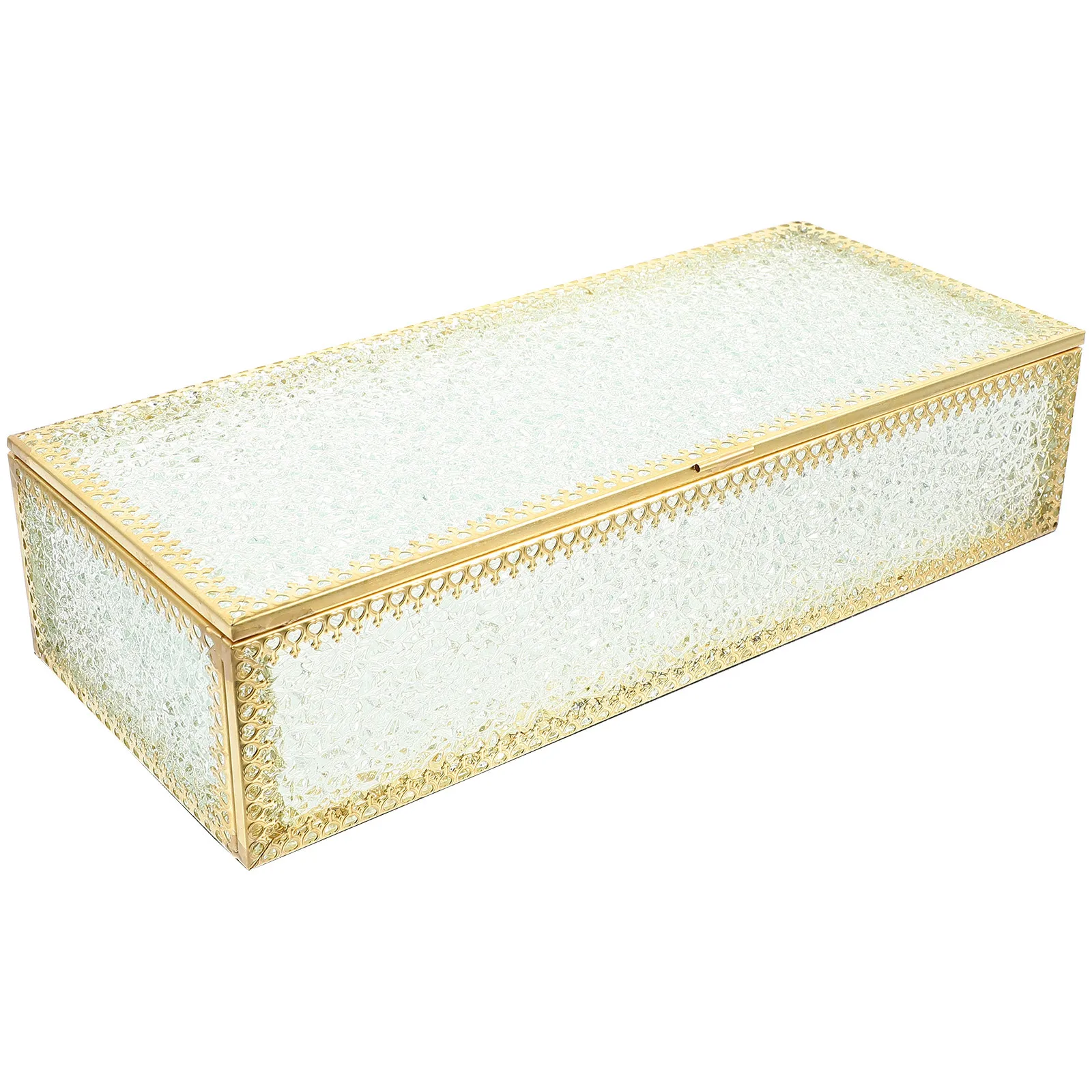Jewelry Storage Holder Delicate Small Box Exquisite Craftsmanship Alloy Glass Materials Suitable for Anniversaries Birthdays
Jewelry Storage Holder Delicate Small Box Exquisite Craftsmanship Alloy Glass Materials Suitable for Anniversaries Birthdays