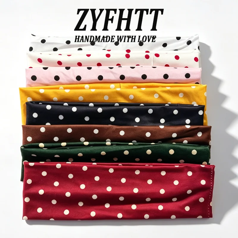1/2/6pcs Polka Dot Fabric Hairband for Woman Elegant Wide side Hair Ties Fashion Girl's Sporty Headband hair accessory
1/2/6pcs Polka Dot Fabric Hairband for Woman Elegant Wide side Hair Ties Fashion Girl's Sporty Headband hair accessory