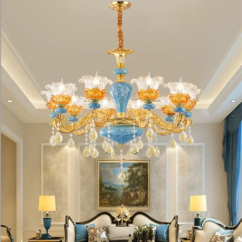 COLIN European Luxury Crystal Chandelier LED American Living Room Restaurant Bedroom Villa Hotel Clothing Store Pendent Lamp
COLIN European Luxury Crystal Chandelier LED American Living Room Restaurant Bedroom Villa Hotel Clothing Store Pendent Lamp
