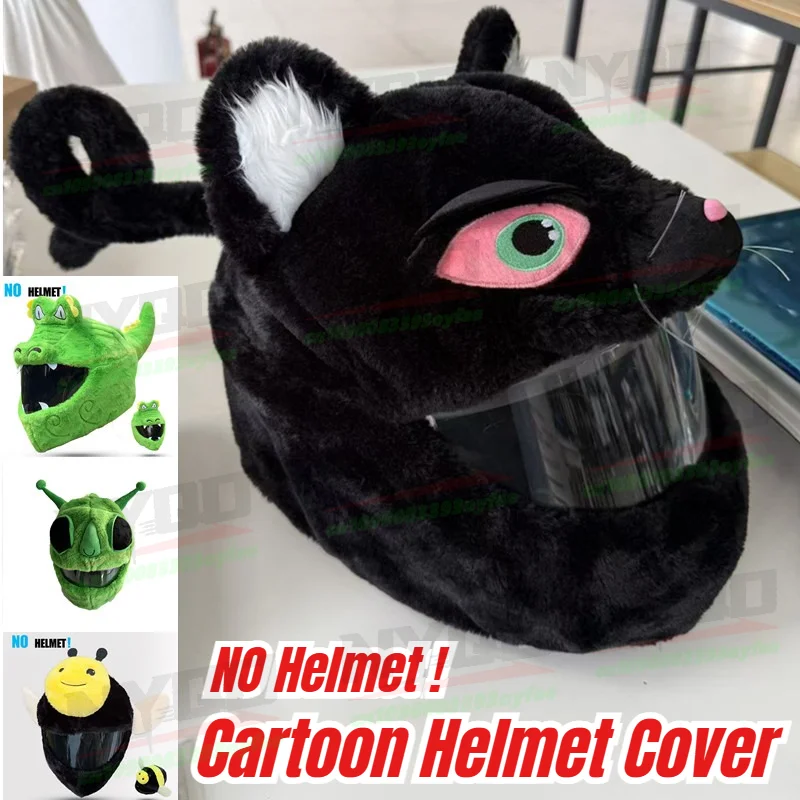 Rabbit Helmet Protection Headgear Cover Cartoon Crocodile Fluffy Plush Set for Motorcycle Full-Face Protective Case Safety
Rabbit Helmet Protection Headgear Cover Cartoon Crocodile Fluffy Plush Set for Motorcycle Full-Face Protective Case Safety