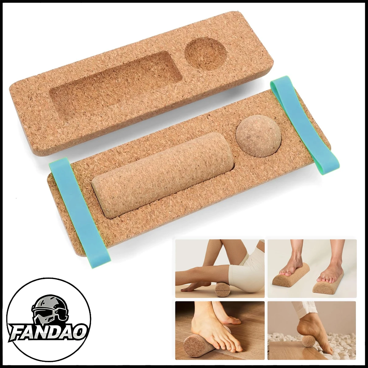 Balance Board Premium Cork Foot Strengthener for Enhanced Foot Function Ankle Stability Trainer for Yoga Rehabilitation Training
Balance Board Premium Cork Foot Strengthener for Enhanced Foot Function Ankle Stability Trainer for Yoga Rehabilitation Training