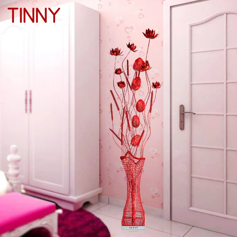 TINNY Nordic Red Floor Lamp Modern Art Flower Living Room Sofa Bedroom Wedding LED Originality Decorative Standing Light
TINNY Nordic Red Floor Lamp Modern Art Flower Living Room Sofa Bedroom Wedding LED Originality Decorative Standing Light