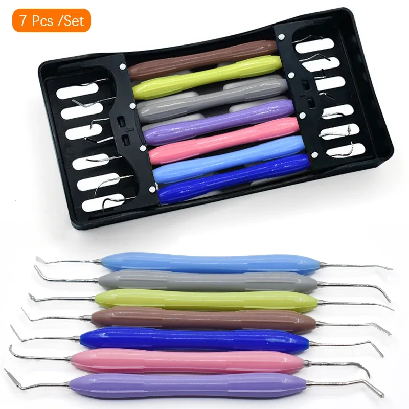 Dental Composite Filling Instruments LM Arte Set Silicone Handle Kit Resin Filling Spatulas Aesthetic Restoration
Dental Composite Filling Instruments LM Arte Set Silicone Handle Kit Resin Filling Spatulas Aesthetic Restoration