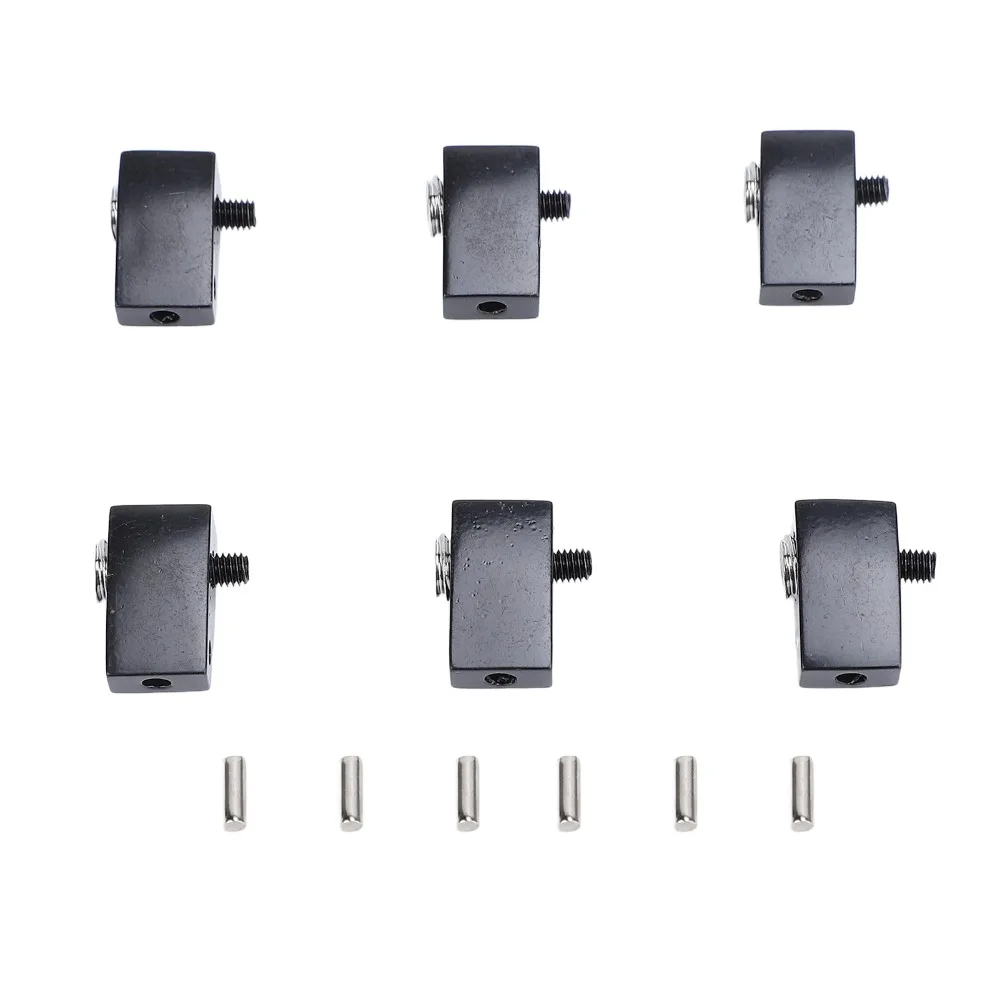 6PCS Metal Guitar String Locking Nut Black/Silver With Pins And Wrench Split Type Bridge Lock Guitar Parts Electric Guitar
6PCS Metal Guitar String Locking Nut Black/Silver With Pins And Wrench Split Type Bridge Lock Guitar Parts Electric Guitar