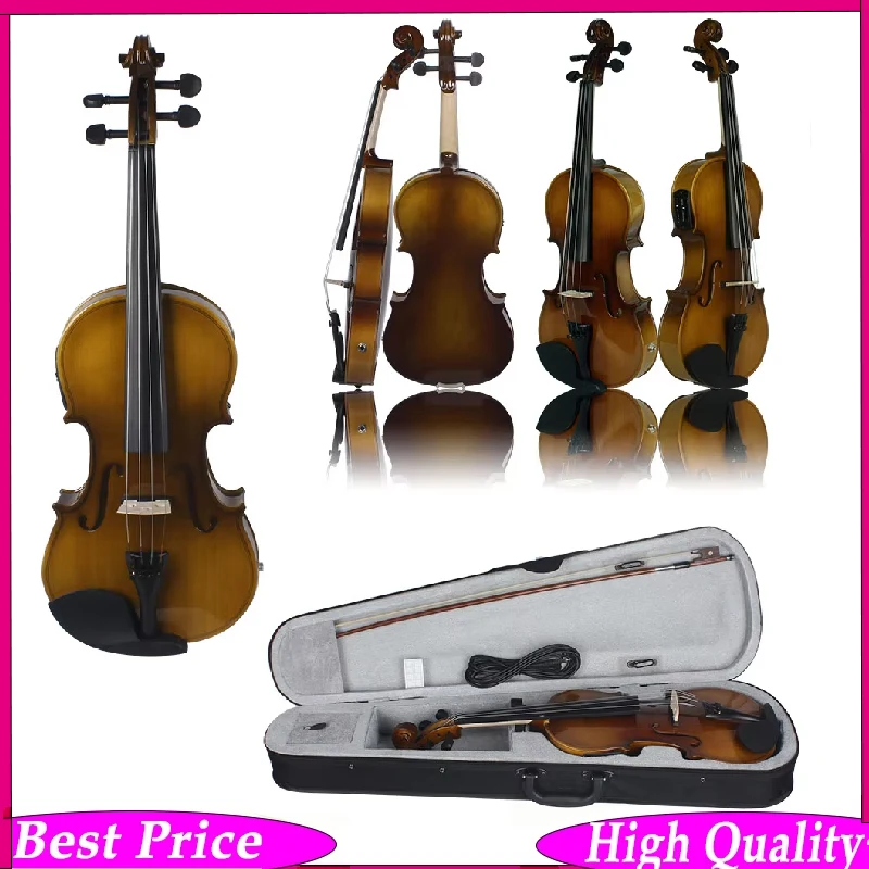AV-E03 EQ Electric Violin – 4/4 Full Size Natural & Vintage Finishes Violin Built-in Equalizer Versatile Sound Control
AV-E03 EQ Electric Violin – 4/4 Full Size Natural & Vintage Finishes Violin Built-in Equalizer Versatile Sound Control