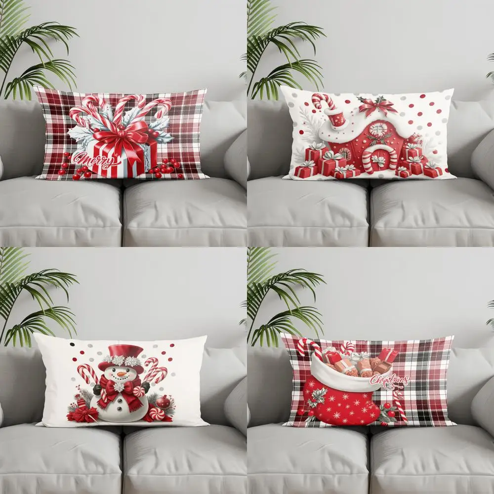 Домашний декор, подарочная подушка Merry Candy Cane, подходит для дивана, спальни, автомобиля, наволочка, прямоугольная подушка для спины
Домашний декор, подарочная подушка Merry Candy Cane, подходит для дивана, спальни, автомобиля, наволочка, прямоугольная подушка для спины