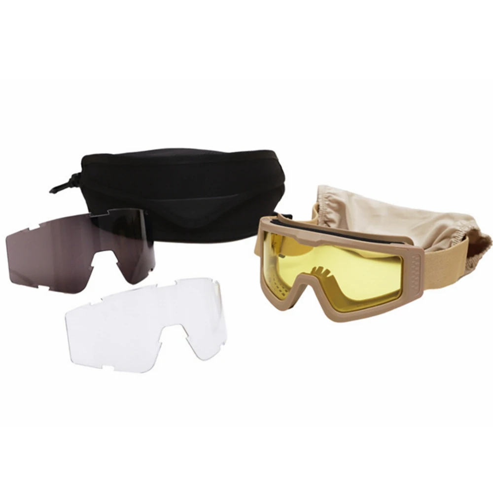 ANSI Z87.1-2020 Shooting Protective Glasses Training Safety Glasses CS Tactical Goggles(One Pair with 3 Anti-fog Lenses)
ANSI Z87.1-2020 Shooting Protective Glasses Training Safety Glasses CS Tactical Goggles(One Pair with 3 Anti-fog Lenses)
