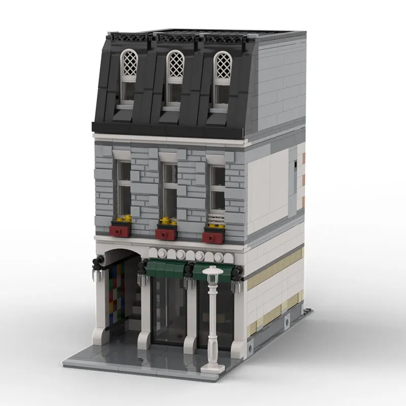 European-style apartment street scene house small particle building block model toy ornament gift set 1096pcs
European-style apartment street scene house small particle building block model toy ornament gift set 1096pcs
