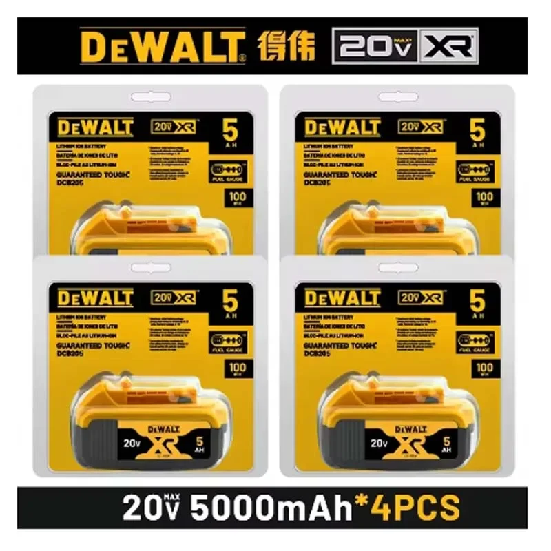 Original DeWalt battery replaceable DCD887 DCD805 DCF860 Dcd796 DCG406 DCF880 DCF512 DCD805 power tools 5Ah 20V battery
Original DeWalt battery replaceable DCD887 DCD805 DCF860 Dcd796 DCG406 DCF880 DCF512 DCD805 power tools 5Ah 20V battery