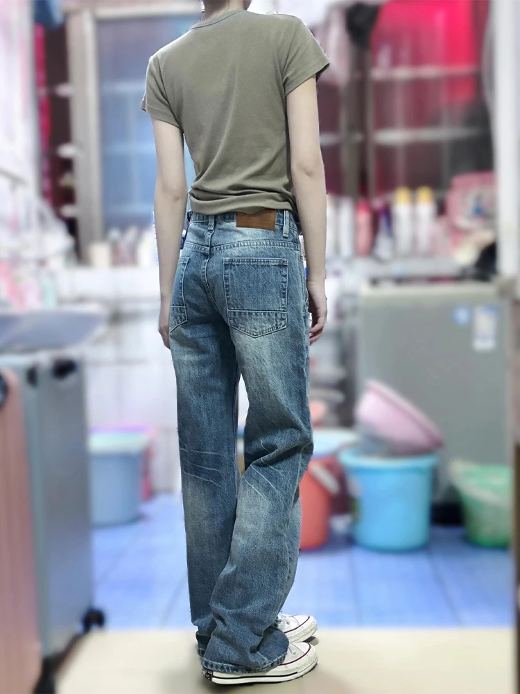 Low Waist Blue Denim Pants Women's Spring 2025 New Style Retro Spicy Girl Drape Slimming Bell Bottoms Casual Fashion
Low Waist Blue Denim Pants Women's Spring 2025 New Style Retro Spicy Girl Drape Slimming Bell Bottoms Casual Fashion