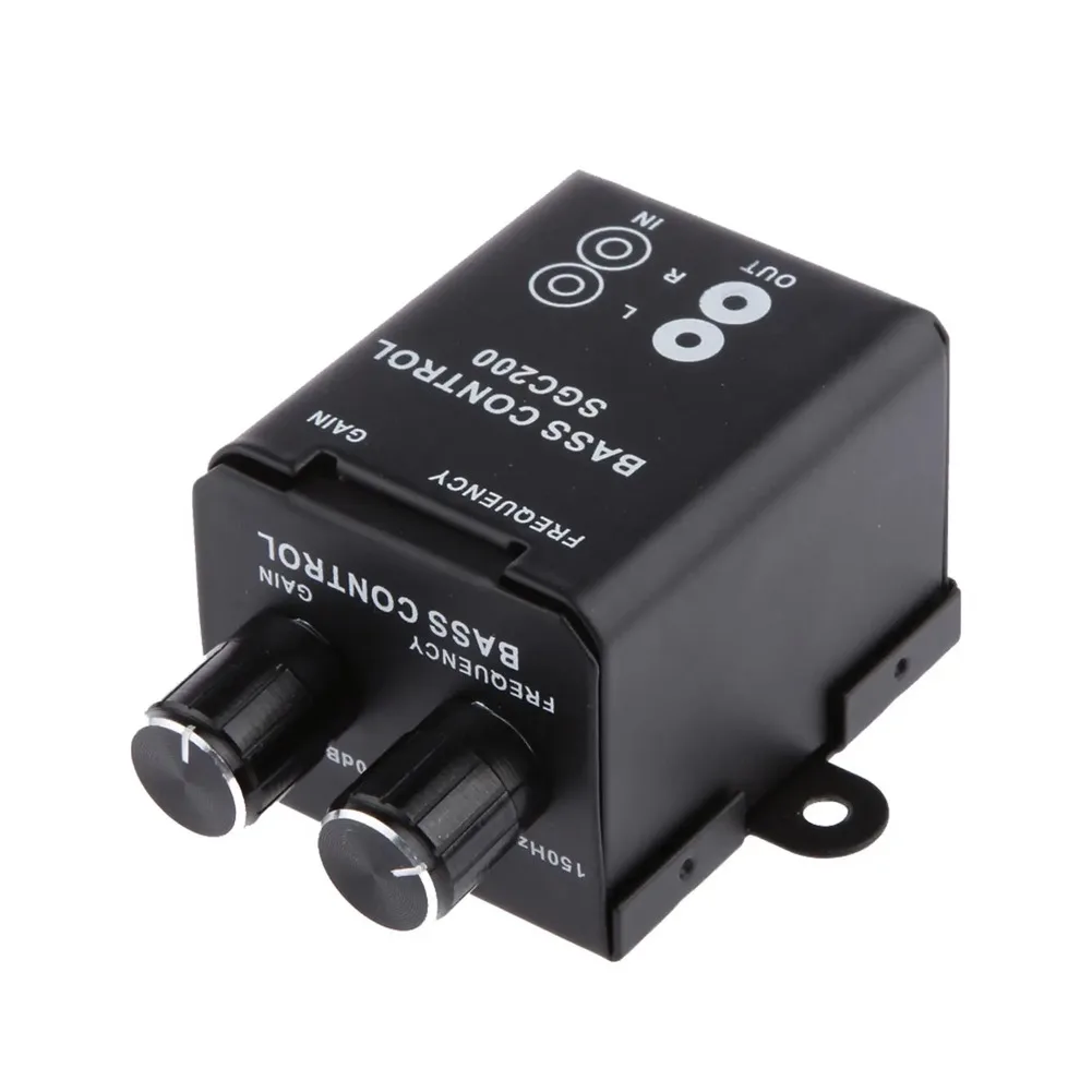Subwoofer Bass Volume Control Knob with For RCA Level Input Output for Remote Use in Car Stereo Equalizer and Crossover
Subwoofer Bass Volume Control Knob with For RCA Level Input Output for Remote Use in Car Stereo Equalizer and Crossover