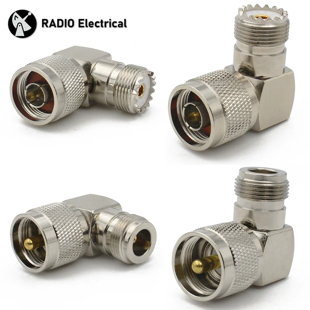UHF PL259 SO239 to N Male Plug& Female Jack Right Angle Coaxial adapter connector For radio antenna Wire Terminals High Quality
UHF PL259 SO239 to N Male Plug& Female Jack Right Angle Coaxial adapter connector For radio antenna Wire Terminals High Quality