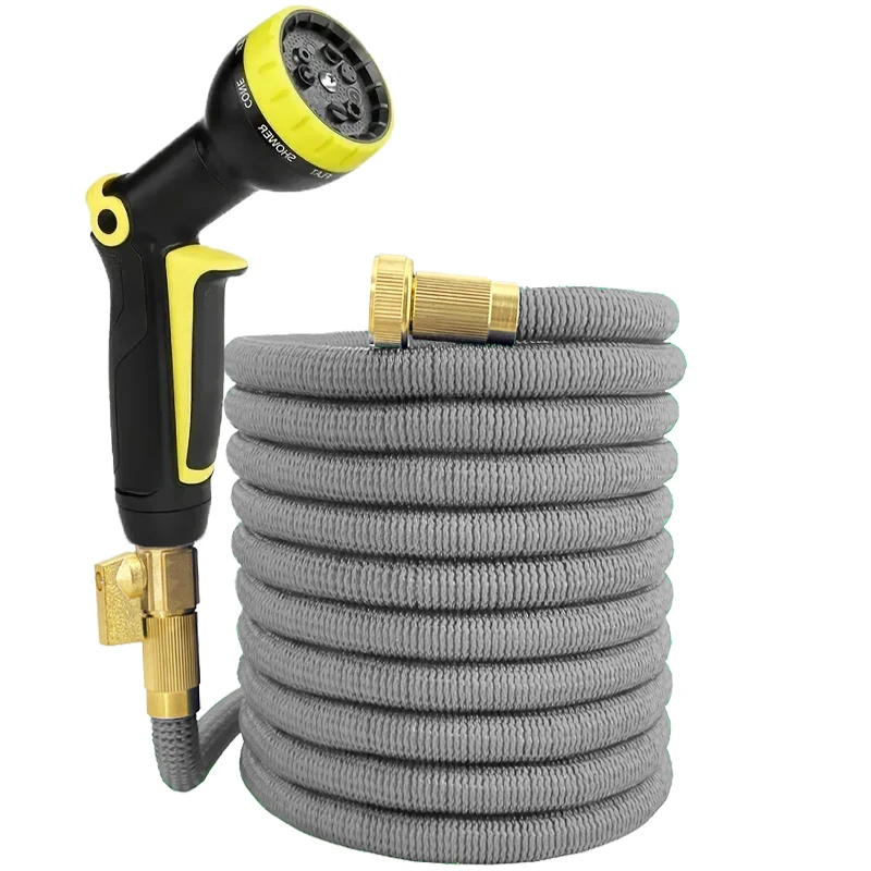 125FT Expandable High-Pressure Magic Hose High-Pressure Multifunctional Spray Gun US3/4 Connector, Garden Watering Tool
125FT Expandable High-Pressure Magic Hose High-Pressure Multifunctional Spray Gun US3/4 Connector, Garden Watering Tool