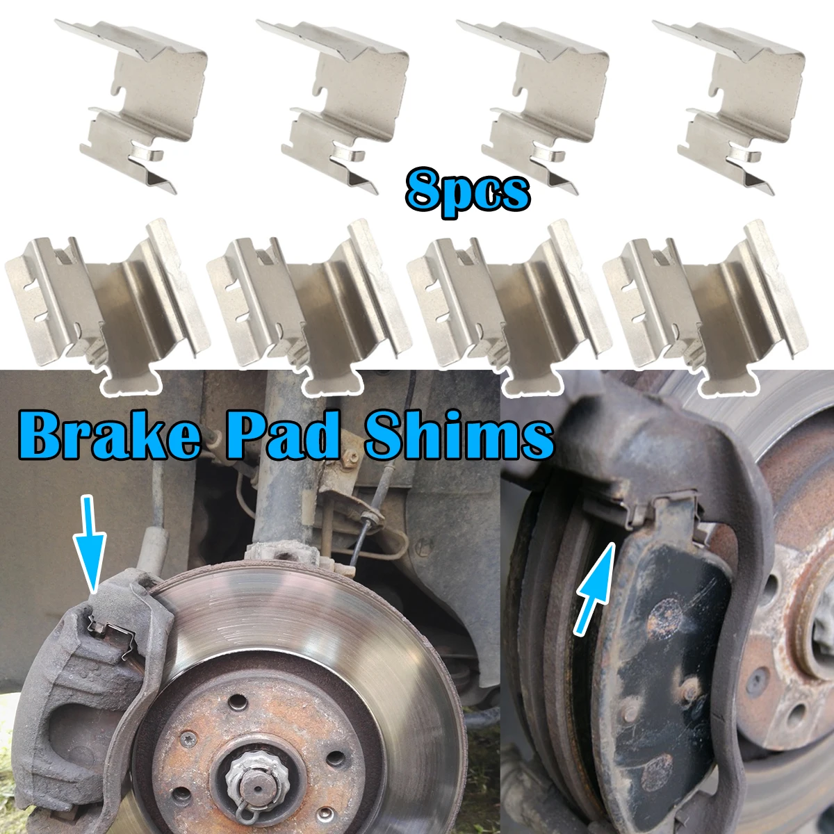 For Honda Mercedes Ford Peugeot Citroen Vauxhall Car Brake Pad Fitting Shoe Hardware Shims Anti-loose Repair Kit Accessories
For Honda Mercedes Ford Peugeot Citroen Vauxhall Car Brake Pad Fitting Shoe Hardware Shims Anti-loose Repair Kit Accessories