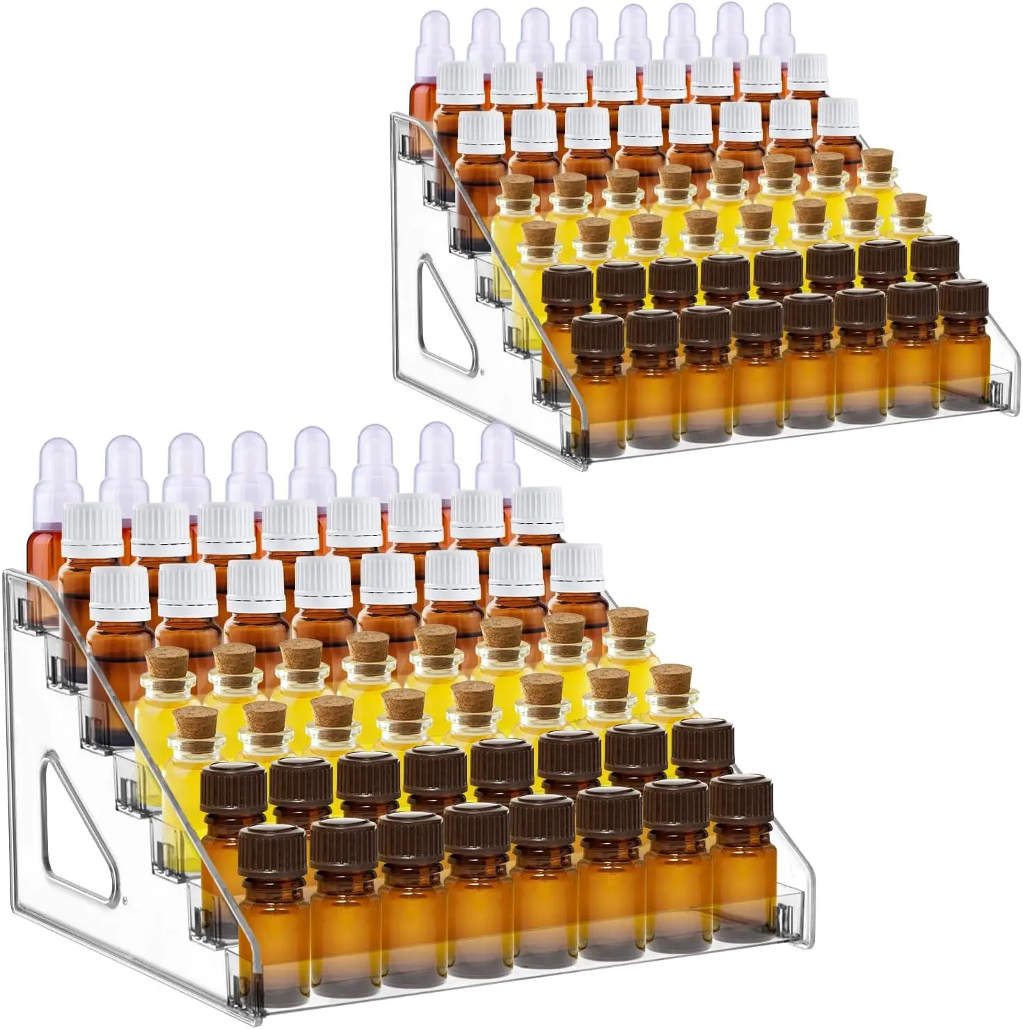 2 Pack 7 Tier Essential Oil Organizer,Clear Essential Oil Holder,Essential Oil Storage Shelf , Collection Display Rack Organizer
2 Pack 7 Tier Essential Oil Organizer,Clear Essential Oil Holder,Essential Oil Storage Shelf , Collection Display Rack Organizer