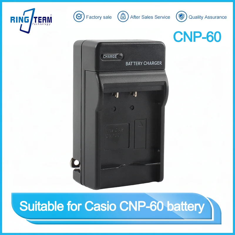 CNP-60 Battery Charger for Casio Cameras, Travel Desktop Charger for EX-FS10/EX-Z80/EX-Z20 Series, Overcharge Protection
CNP-60 Battery Charger for Casio Cameras, Travel Desktop Charger for EX-FS10/EX-Z80/EX-Z20 Series, Overcharge Protection