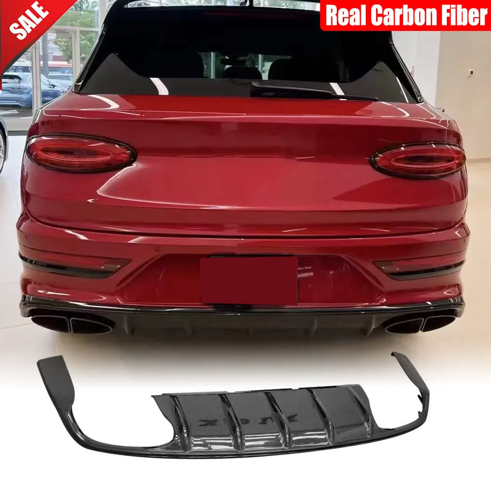 For Bentley Bentayga 2021-2025 Real Carbon Fiber Rear Bumper Diffuser Lip Spoiler Body Kits Car Accessories
For Bentley Bentayga 2021-2025 Real Carbon Fiber Rear Bumper Diffuser Lip Spoiler Body Kits Car Accessories