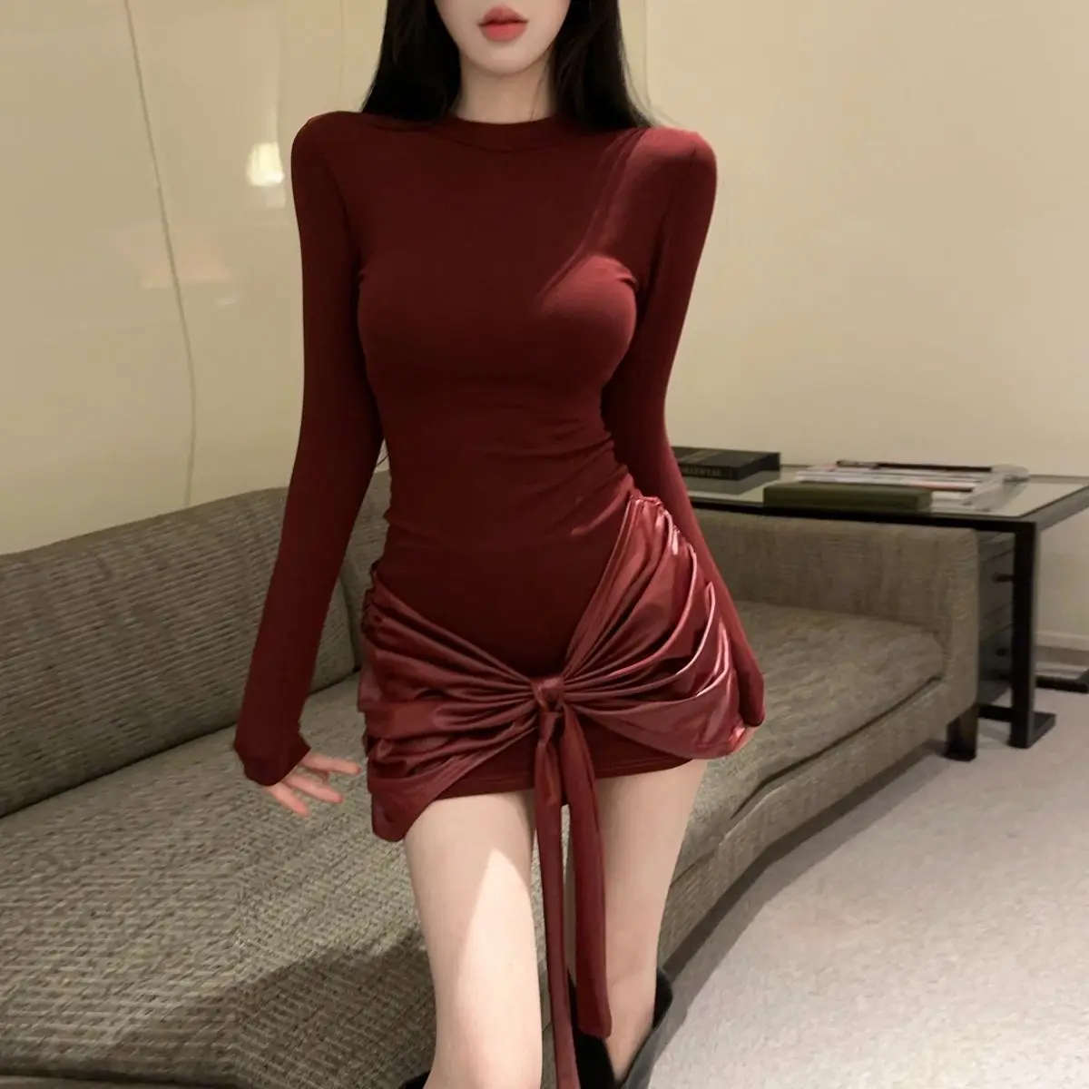 retro light luxury hip skirt fashionable sexy Spice Girl chic design sense slim hip skirt dress
retro light luxury hip skirt fashionable sexy Spice Girl chic design sense slim hip skirt dress