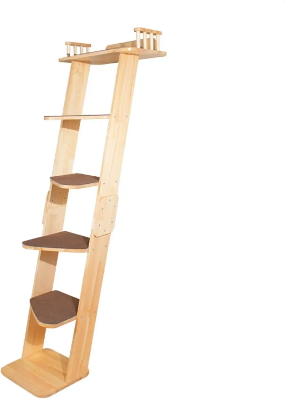 Cat Climbing Ladder Tree Tower Perch Platform Shelves Wall Window Condo Solid Wood Multiple Cats
Cat Climbing Ladder Tree Tower Perch Platform Shelves Wall Window Condo Solid Wood Multiple Cats