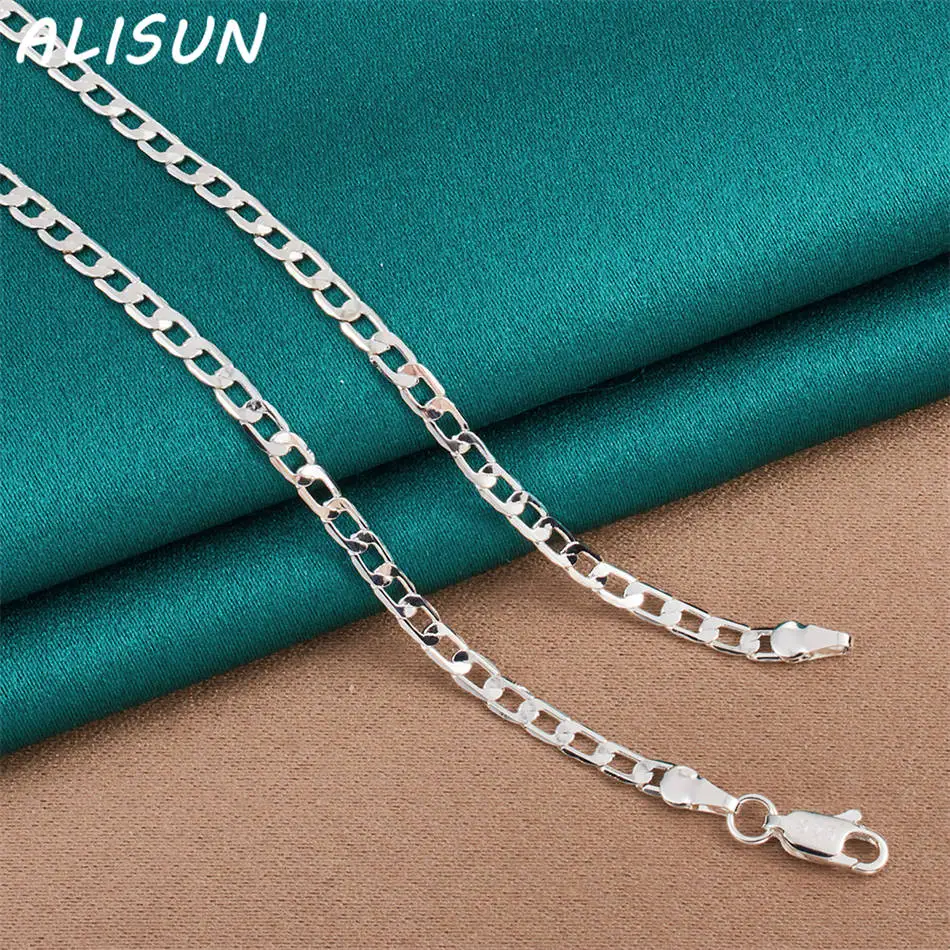 ALISUN 925 Sterling Silver 40-75cm 4mm Chain Necklace For Women Creativity Gifts Street All-match Party And Daily Wear
ALISUN 925 Sterling Silver 40-75cm 4mm Chain Necklace For Women Creativity Gifts Street All-match Party And Daily Wear