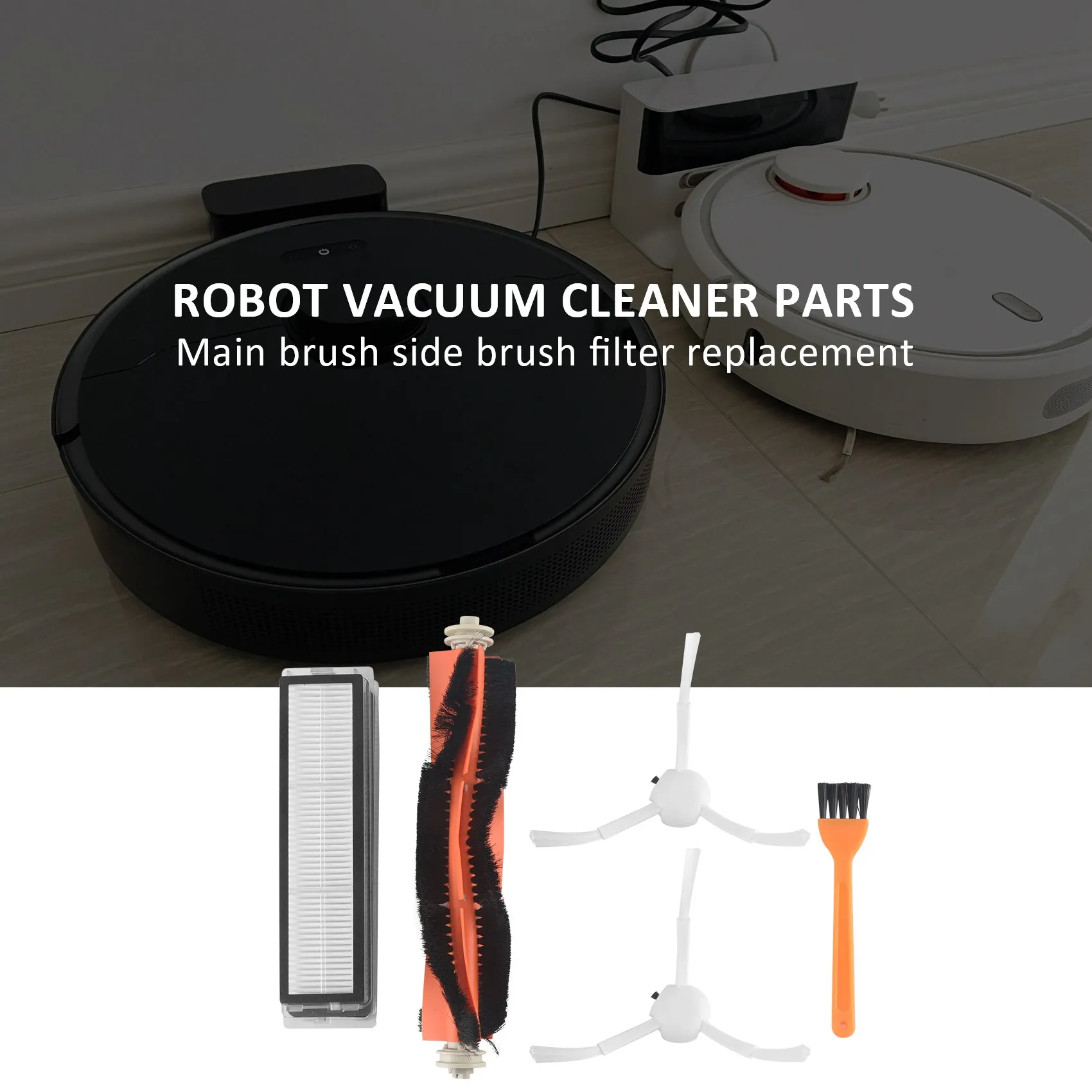 -ABLP Main Brush Side Brush Hepa Filter Replacement For Xiaomi Dreame Bot D9 Max Robotic Vacuum Cleaner Parts Accessories
-ABLP Main Brush Side Brush Hepa Filter Replacement For Xiaomi Dreame Bot D9 Max Robotic Vacuum Cleaner Parts Accessories