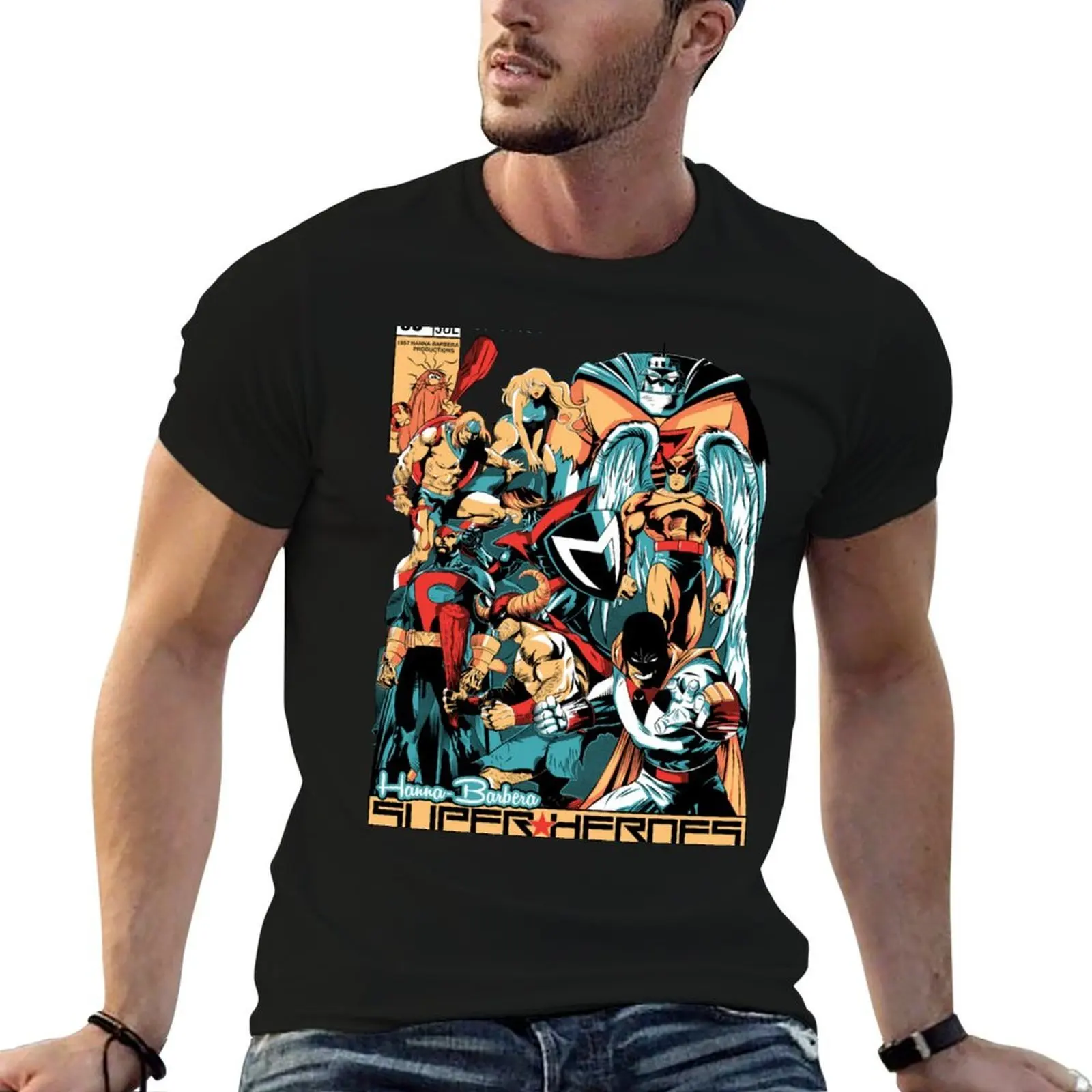 HANNA-BARBERA SUPER HEROES Classic T-Shirt cotton t shirt pack men t shirt cotton 100% man t shirt luxury T-shirt
HANNA-BARBERA SUPER HEROES Classic T-Shirt cotton t shirt pack men t shirt cotton 100% man t shirt luxury T-shirt