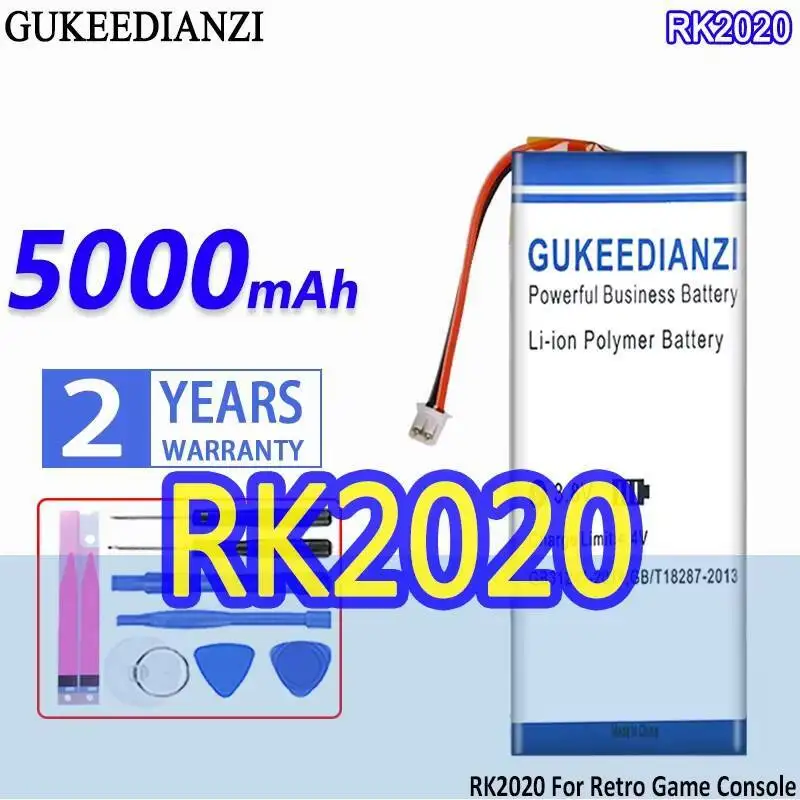 For Maitre RK2020 Retro Handheld Game Console Battery Fast Charging 5000Mah
For Maitre RK2020 Retro Handheld Game Console Battery Fast Charging 5000Mah