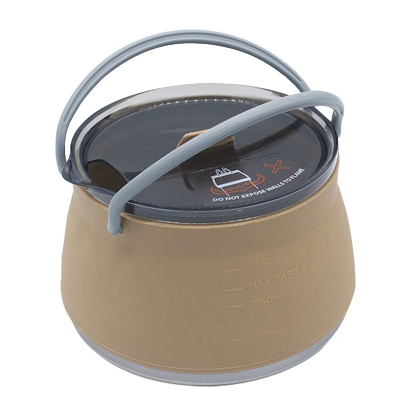 DW-Silicone Folding Kettle Camping Teapot Portable Coffee Tea Cooker Mini Boiling Water Pot with Handle
DW-Silicone Folding Kettle Camping Teapot Portable Coffee Tea Cooker Mini Boiling Water Pot with Handle