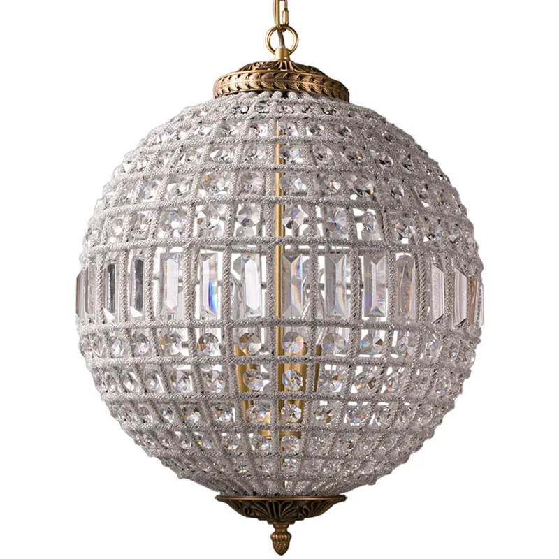 Neoclassical Spherical Crystal Pendant Lamp Nordic Living Room Bedroom Chandeliers Suspension Hanging Light
Neoclassical Spherical Crystal Pendant Lamp Nordic Living Room Bedroom Chandeliers Suspension Hanging Light