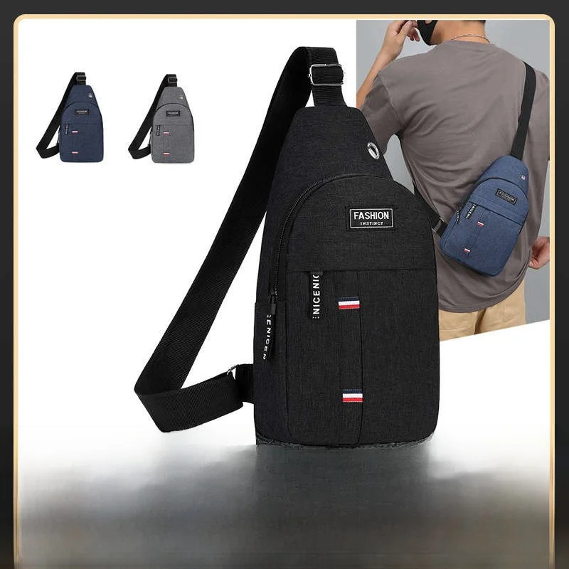 New Men's Crossbody Bag Casual Nylon Chest Bag Single Shoulder Sling Bag Trendy Small Male Backpack Leisure Diagonal Bag
New Men's Crossbody Bag Casual Nylon Chest Bag Single Shoulder Sling Bag Trendy Small Male Backpack Leisure Diagonal Bag