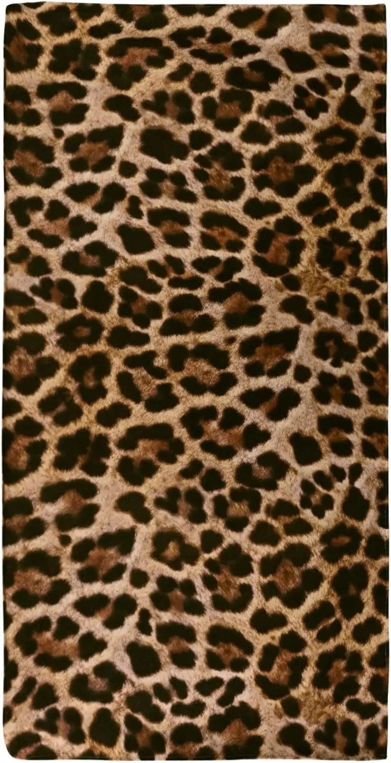 Leopard Print Beach Towel 31.5x63 Inch Wild Animal Pattern Soft Microfiber Quick Dry Bath Towel for Women Summer Pool
Leopard Print Beach Towel 31.5x63 Inch Wild Animal Pattern Soft Microfiber Quick Dry Bath Towel for Women Summer Pool