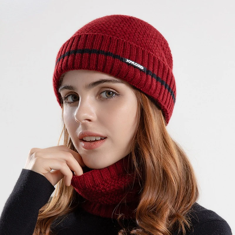 Women Mens Winter Beanie Hats Scarf Set Skull Cap Neck Warmer with Thick Fleece Lined Outdoor Riding Windproof Ski Knitted Hat
Women Mens Winter Beanie Hats Scarf Set Skull Cap Neck Warmer with Thick Fleece Lined Outdoor Riding Windproof Ski Knitted Hat
