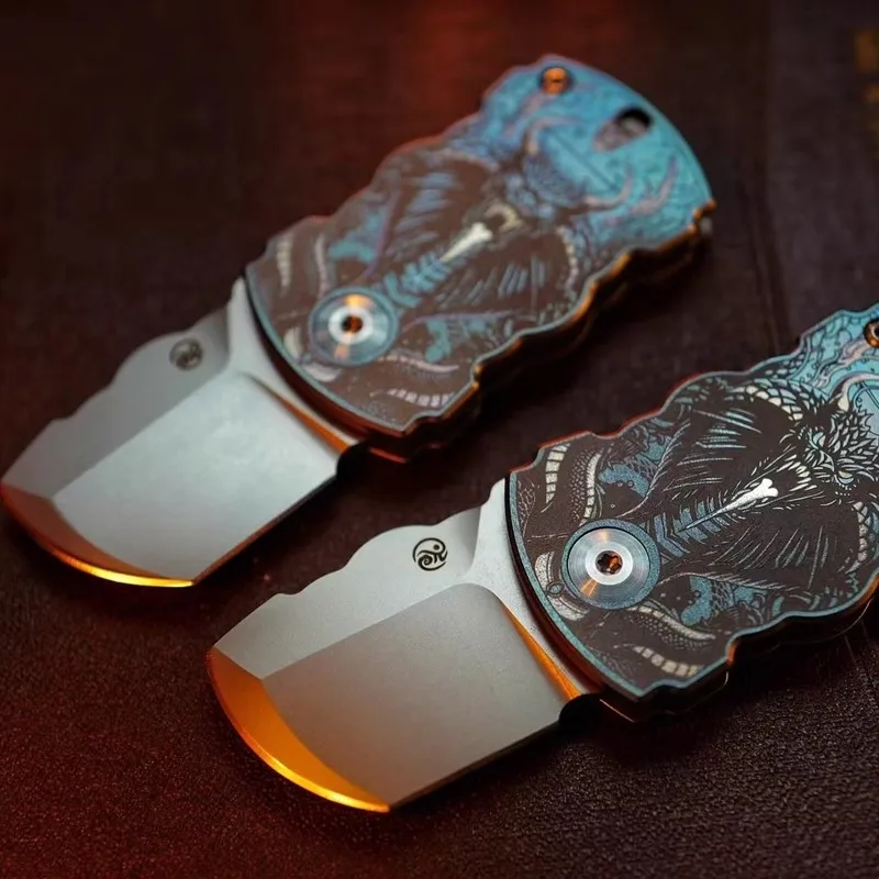 1PC Titanium Pocket Small Knife Key Chain Pendant Portable Unboxing Folding Knife Gift Outdoor EDC Tool
1PC Titanium Pocket Small Knife Key Chain Pendant Portable Unboxing Folding Knife Gift Outdoor EDC Tool