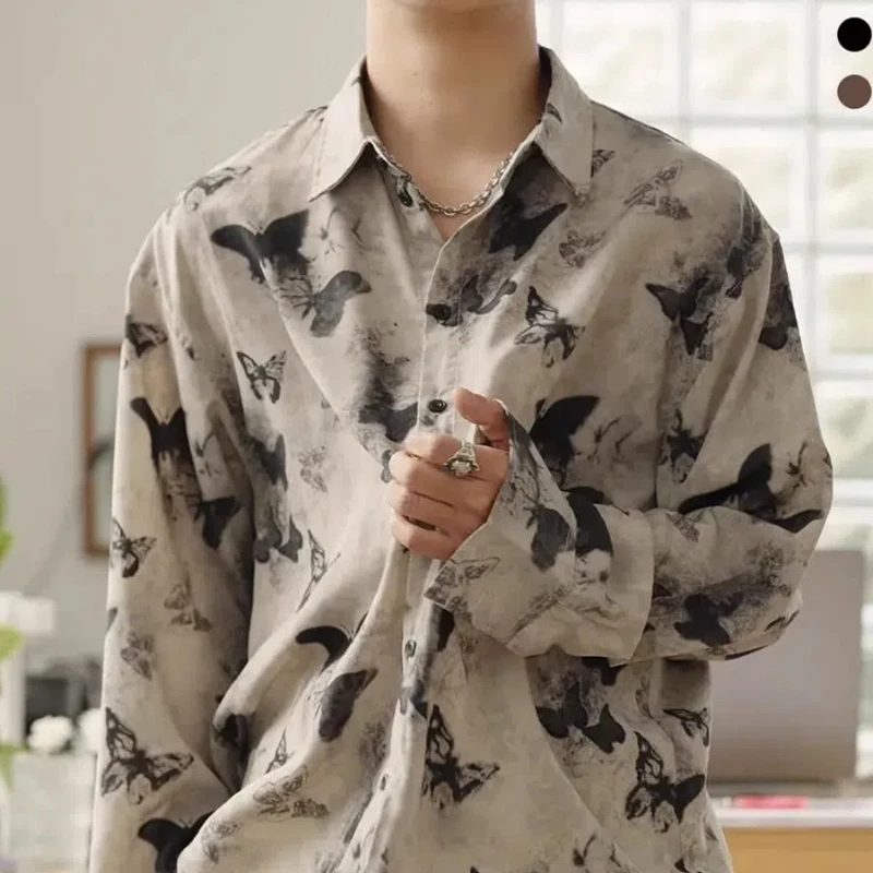 Spring Autumn New Fashion Turn-down Collar Long Sleeve Printing Blouse Tie Dye Men's Clothing Loose All-match Youth Button Shirt
Spring Autumn New Fashion Turn-down Collar Long Sleeve Printing Blouse Tie Dye Men's Clothing Loose All-match Youth Button Shirt