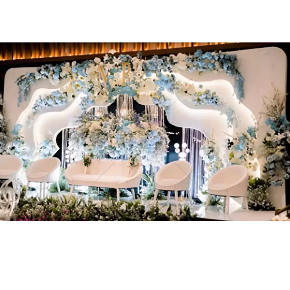 FSDKX Unique Wave Shape Arch Party Backdrop Stand for Wedding Events Wedding Arch Backdrop Flower Wall Ceremony Decoration
FSDKX Unique Wave Shape Arch Party Backdrop Stand for Wedding Events Wedding Arch Backdrop Flower Wall Ceremony Decoration